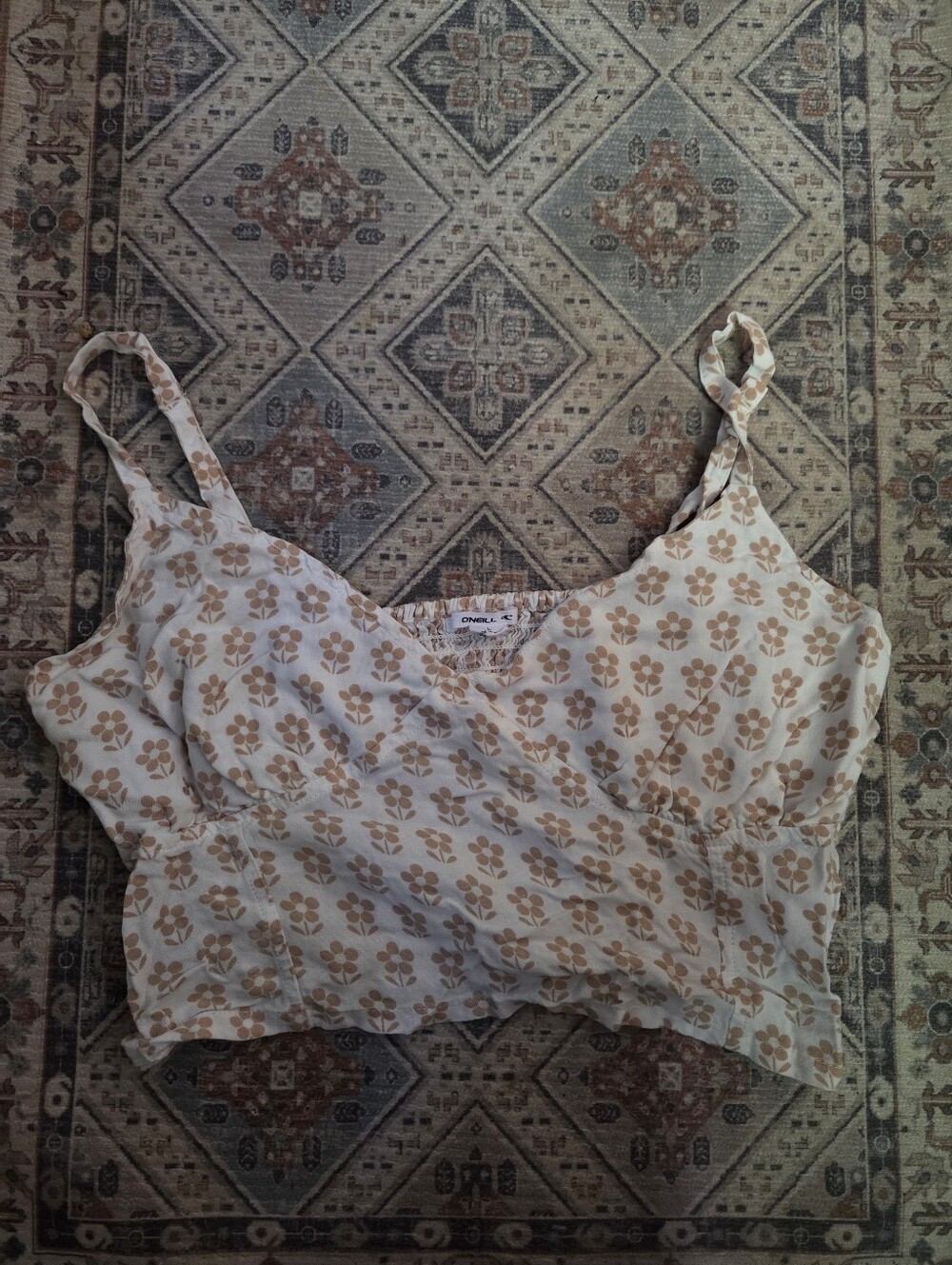 Oneill Floral Cropped Tank